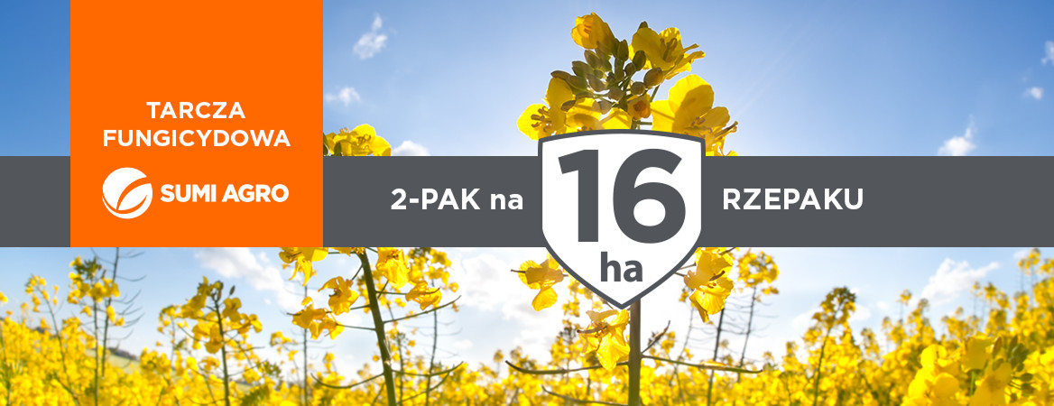 tarcza fungicydowa 2-pak na 16 ha rzepaku