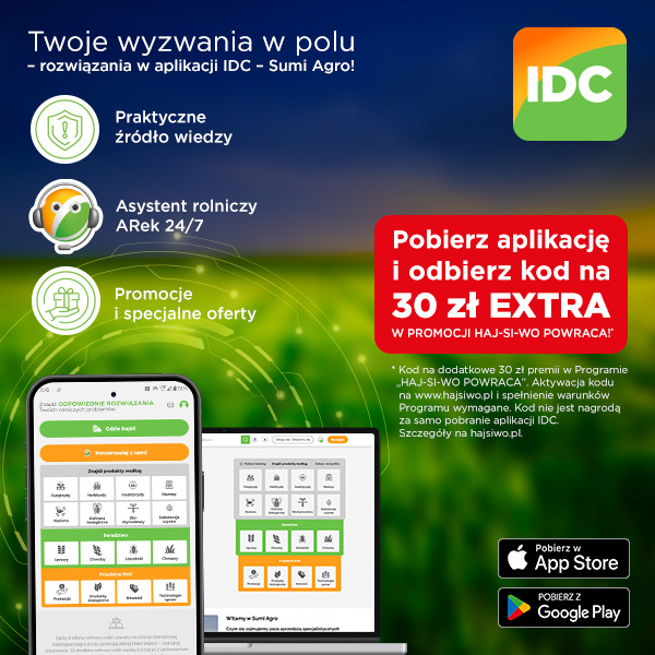 pobierz aplikację idc i odbierz kod na 30 zł extra hajsiwo